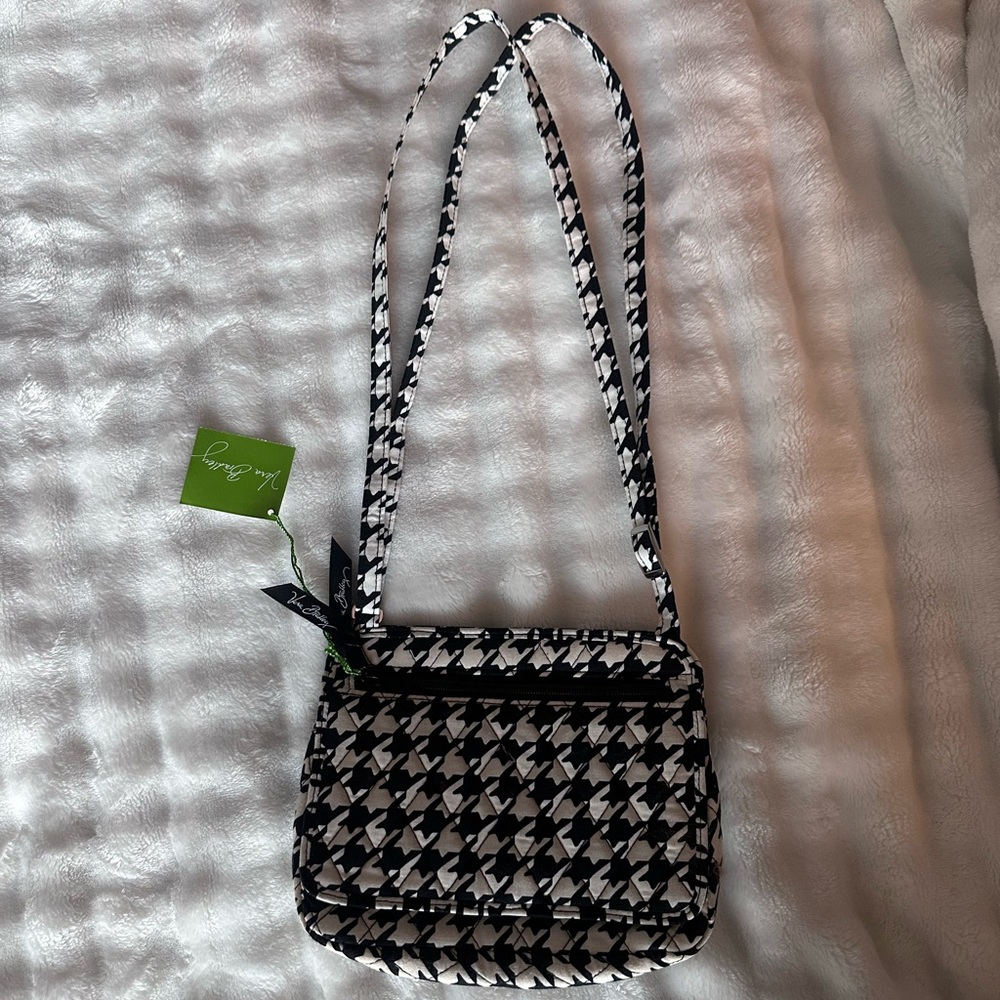 Vera Bradley Black and White Crossbody Bag